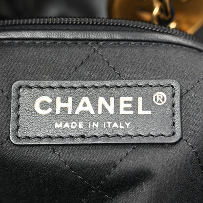 Chanel Shiny Calfskin Quilted Small Chanel 22 Black 7 of 13