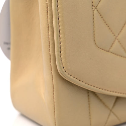 Chanel Lambskin Quilted Small Single Flap Beige 13 of 14