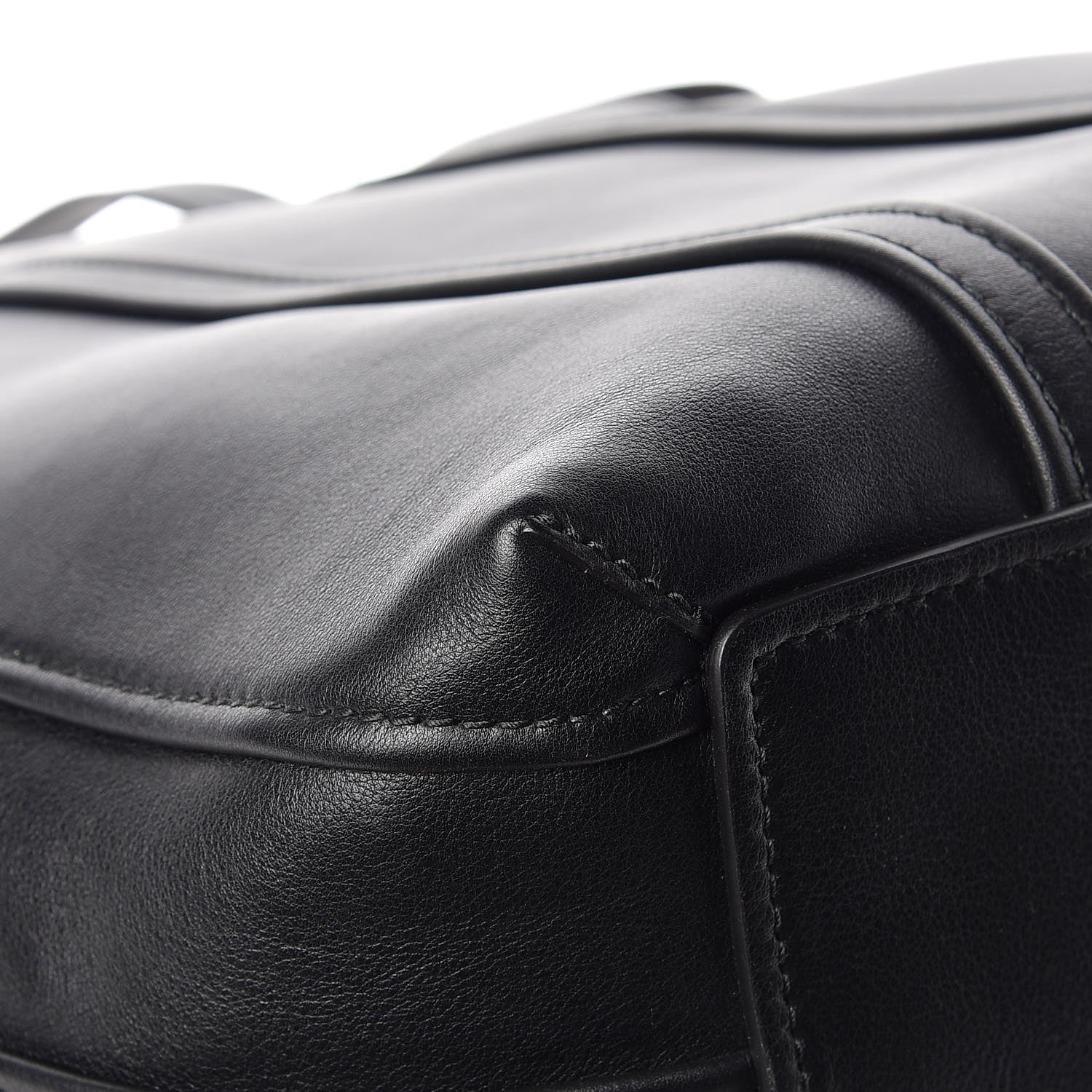 Balenciaga Calfskin Large Laundry Cabas Tote Black 9 of 12