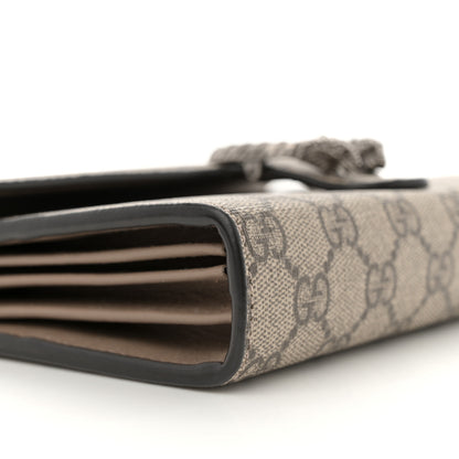 Gucci GG Supreme Monogram Mini Dionysus Chain Wallet Beige Taupe 9 of 10