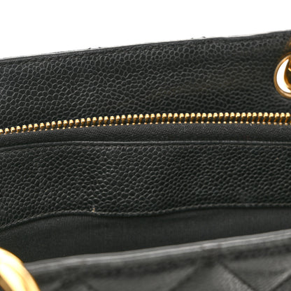Chanel Caviar Quilted Grand Shopping Tote GST Black 12 of 18