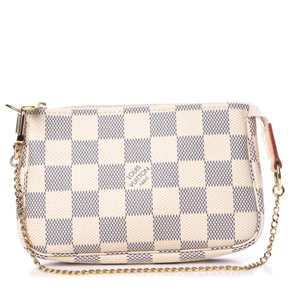 Louis Vuitton Damier Azur Mini Pochette Accessories 1 of 10