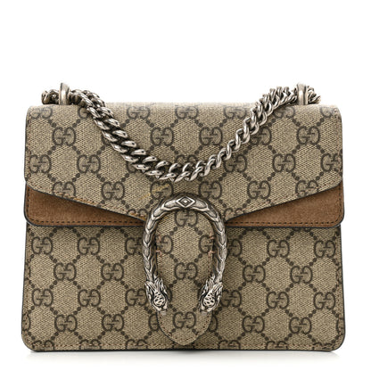 Gucci GG Supreme Monogram Mini Dionysus Shoulder Bag Taupe 1 of 12