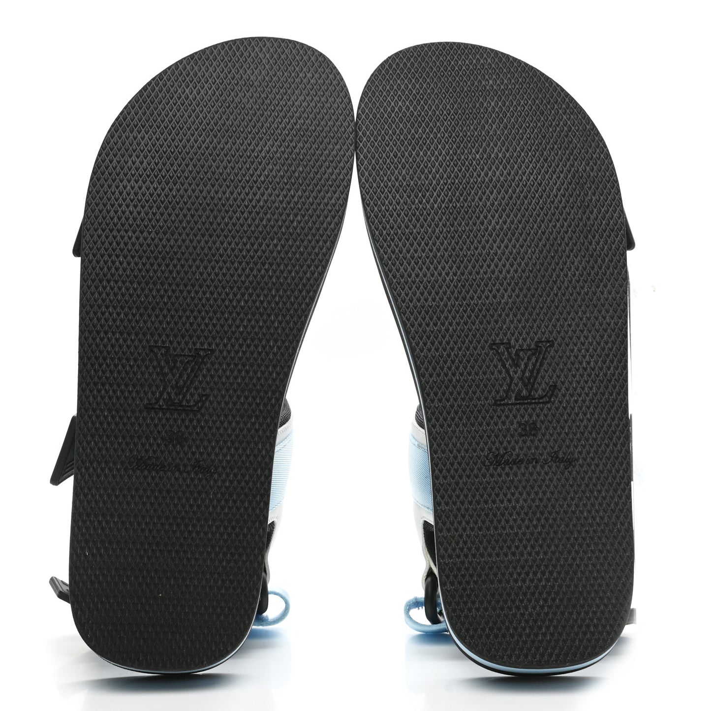 Monogram Flat Arcade Sandals 38 Blue