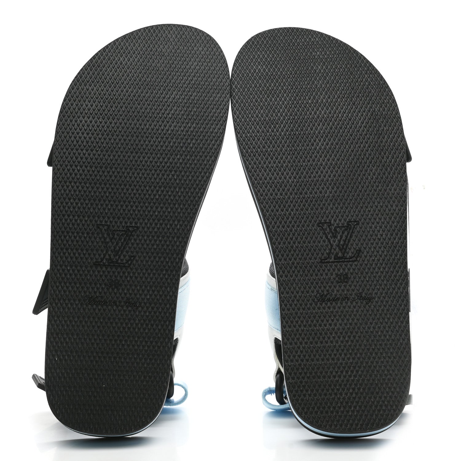 Louis Vuitton Monogram Flat Arcade Sandals 38 Blue 5 of 7
