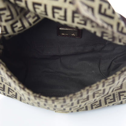 Fendi Zucchino Vitello Mini Mama Baguette Mogano Panna Bruciato 7 of 11