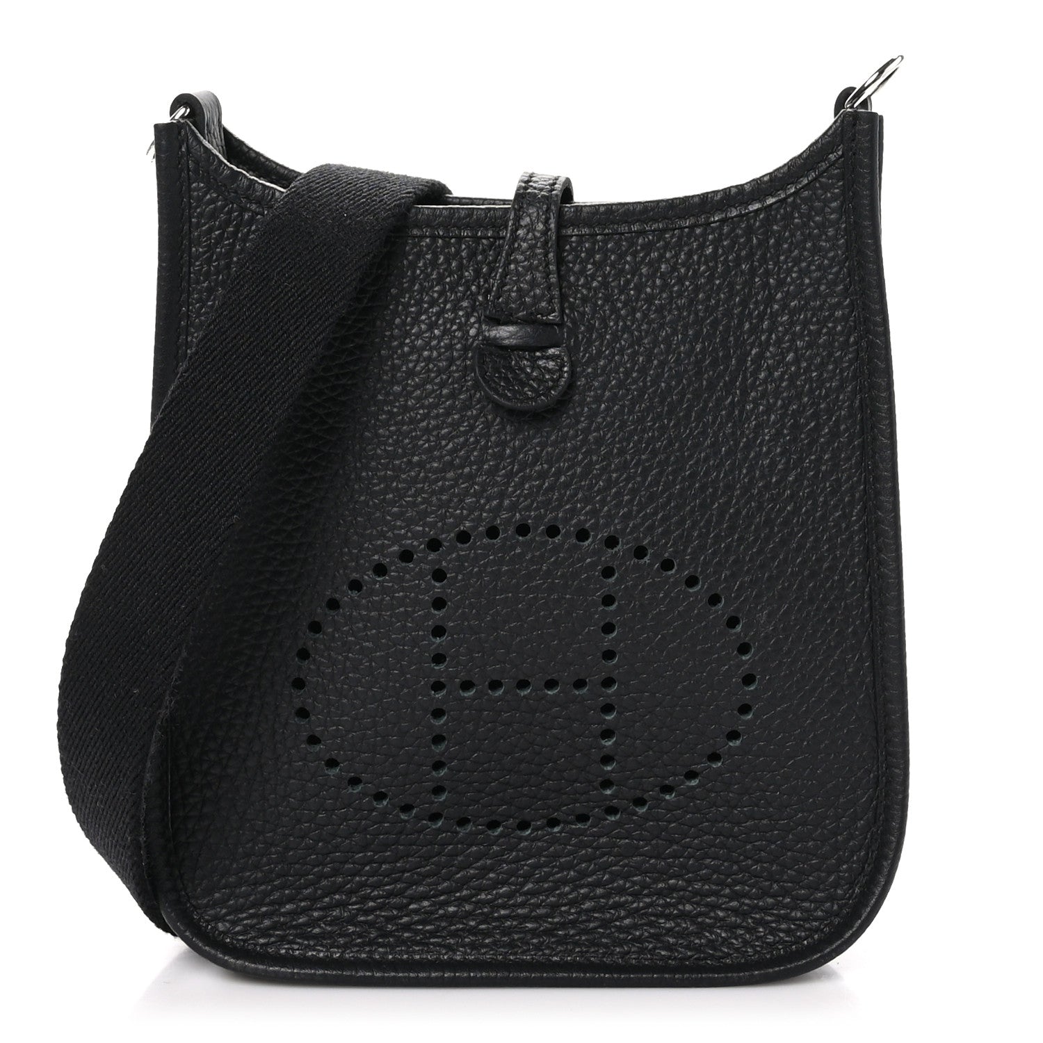 Hermes Taurillon Clemence Evelyne TPM Black 1 of 10