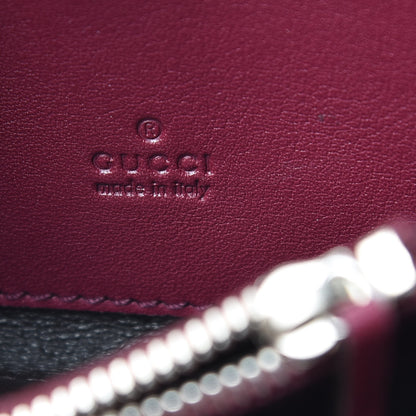 Gucci Crocodile Zip Around Card Case Cherry Gloss 6 of 16