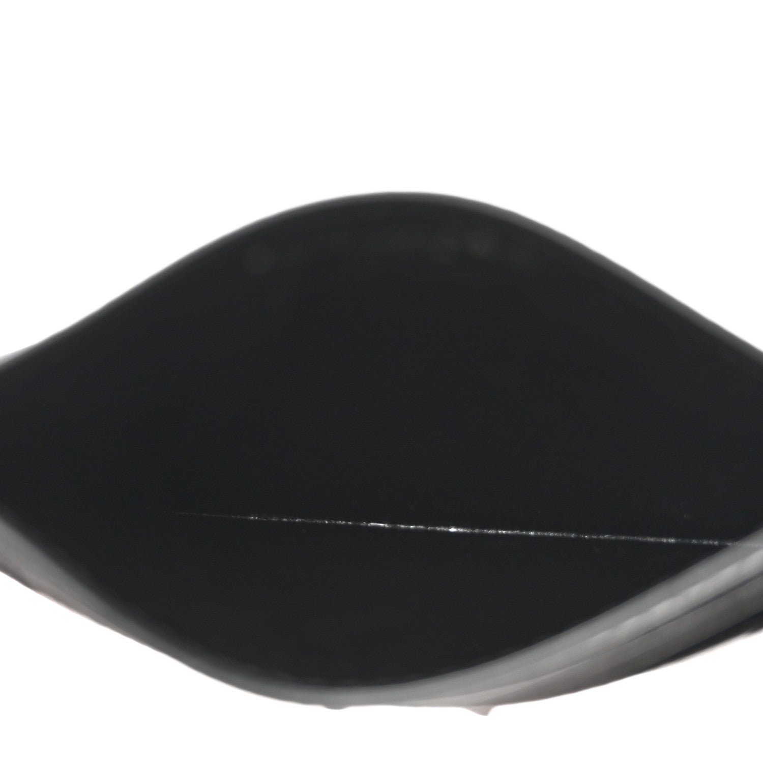 Saint Laurent Grain De Poudre Matelasse Chevron Monochrome Monogram Credit Card Case Black 5 of 8