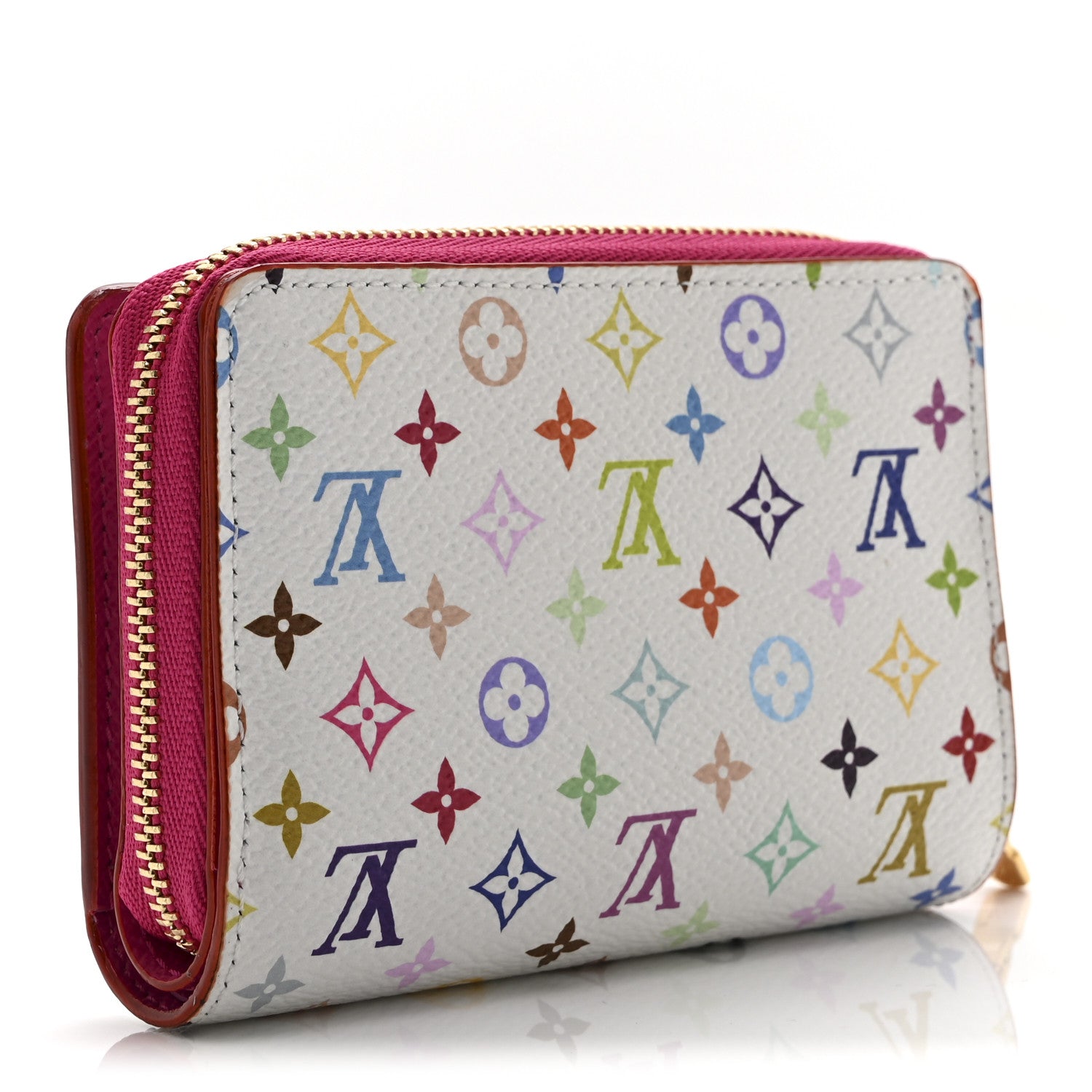 Louis Vuitton LV X TM Monogram Multicolor Portefeuille Lou Compact Wallet  White 3 of 10