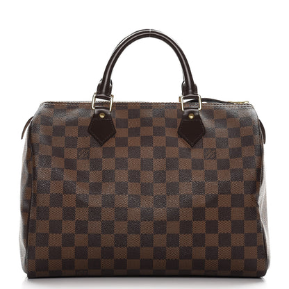 Louis Vuitton Damier Ebene Speedy 30 1 of 11