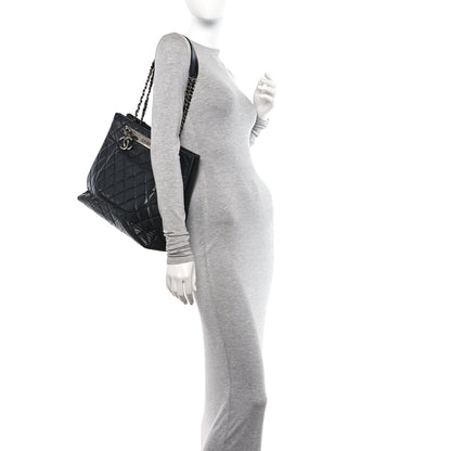 Chanel Lambskin Quilted Trendy CC Tote Black 2 of 11