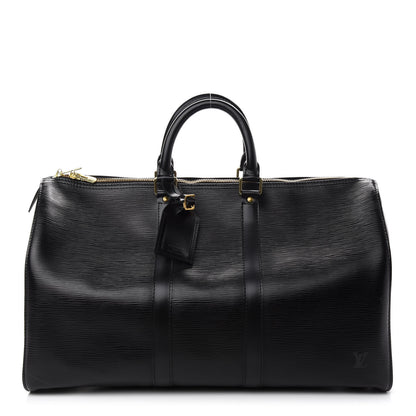 Louis Vuitton Epi Keepall 45 Black 1 of 9