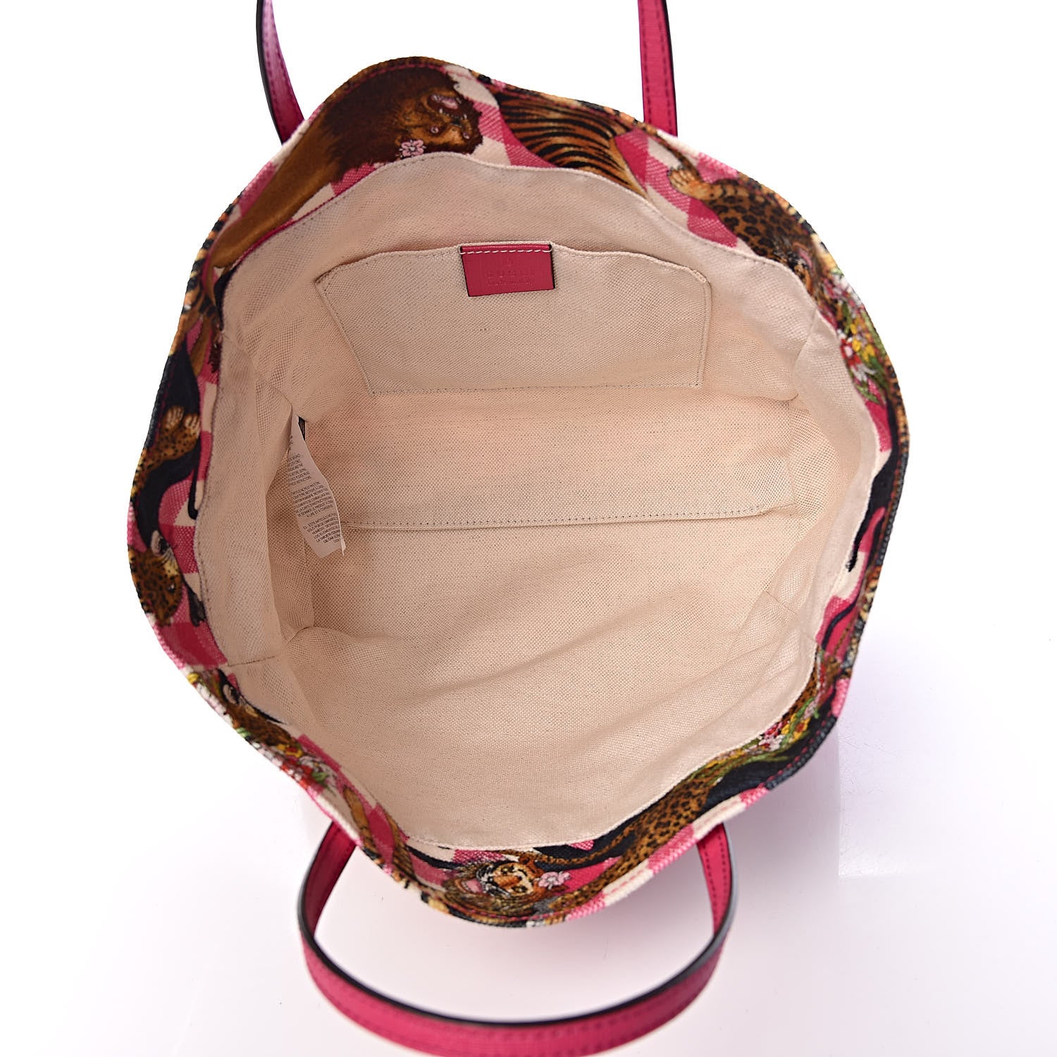Gucci Canvas Kids Tiger Print Tote Multicolor 7 of 10