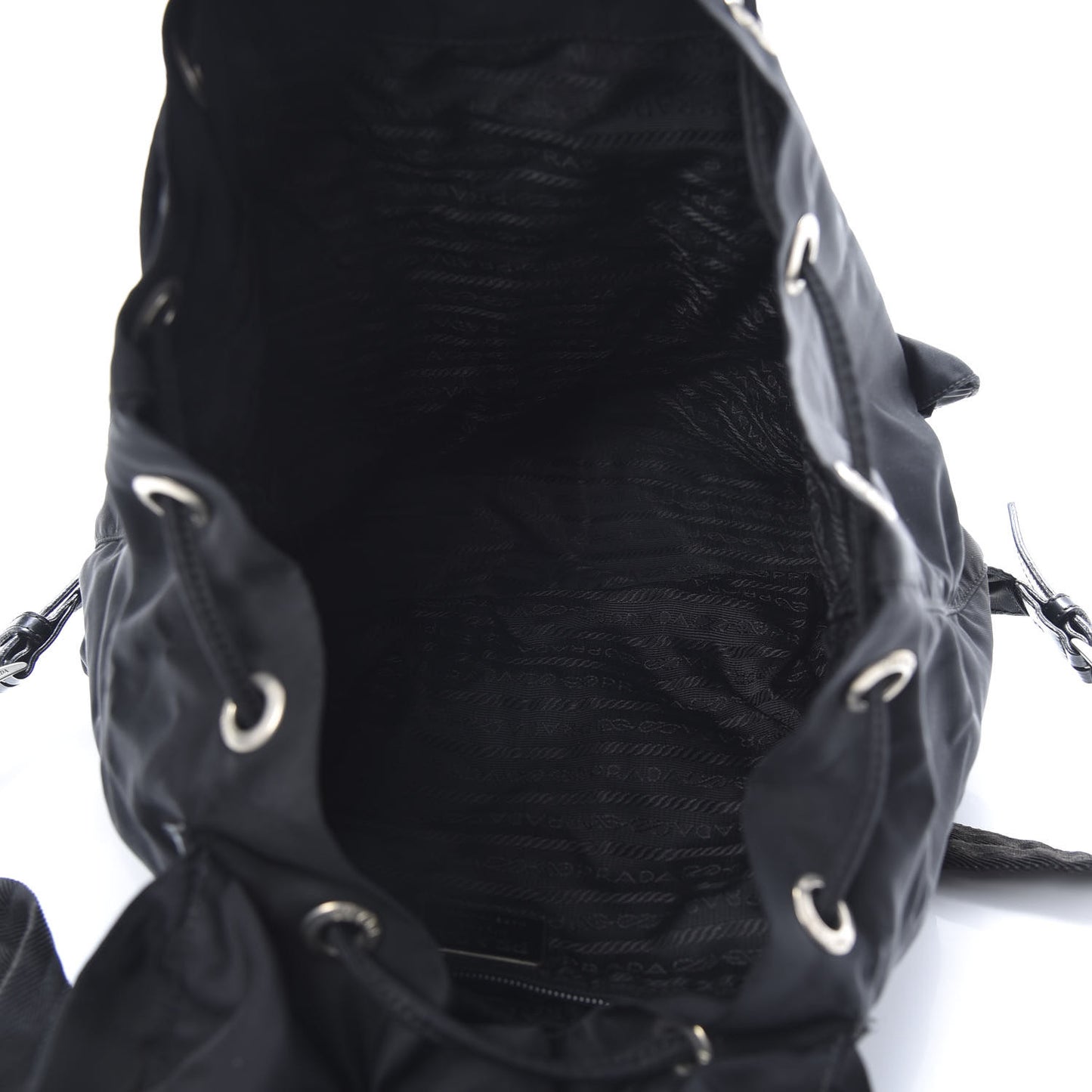 Nylon Vela Large Backpack Black