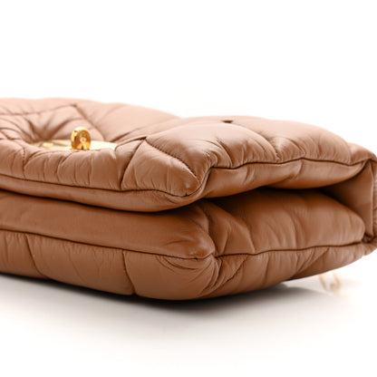 Mulberry Nappa Pillow Quilted Little Softie Bag Tobacco Brown 9 of 9