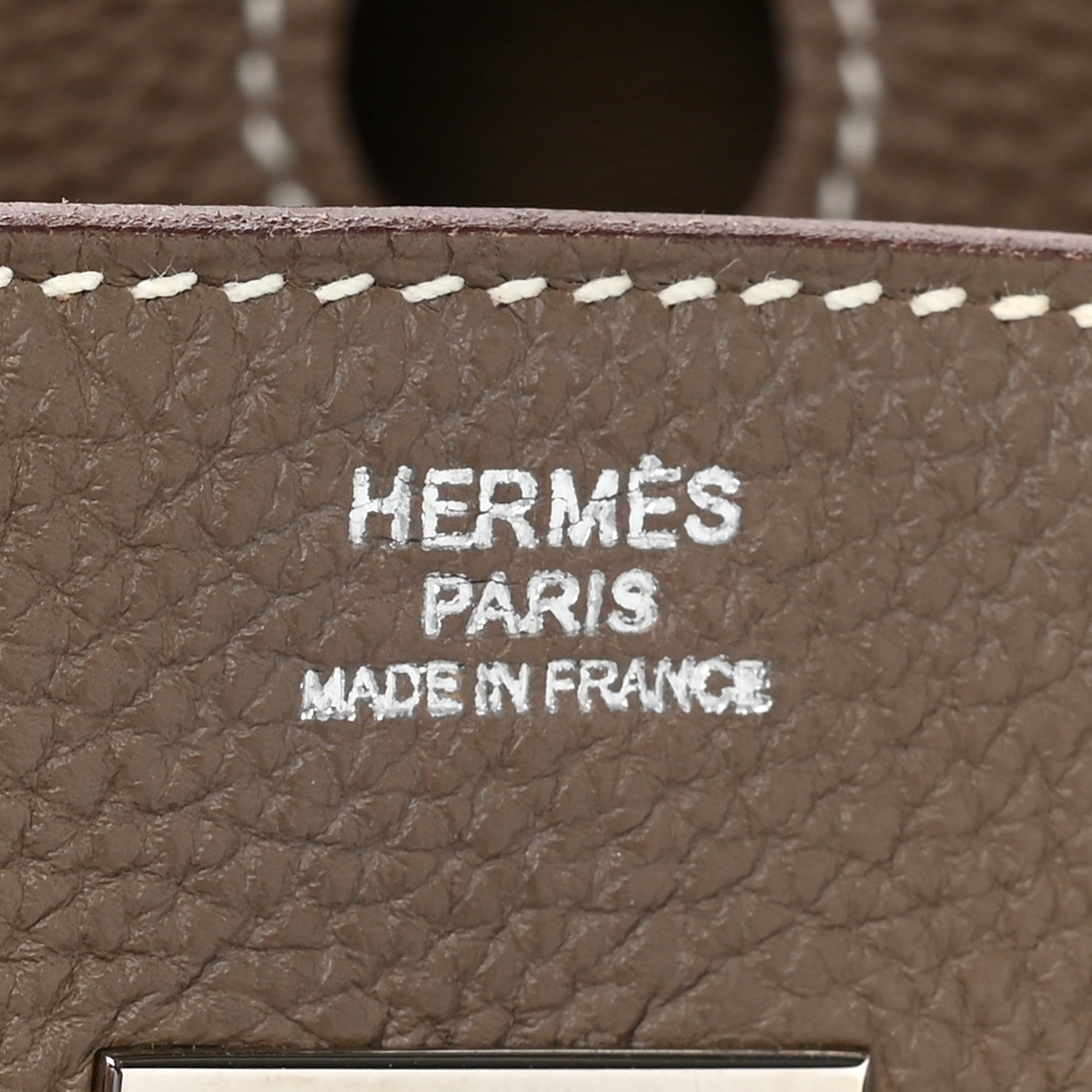 Hermes Togo Birkin 30 Etoupe 6 of 19