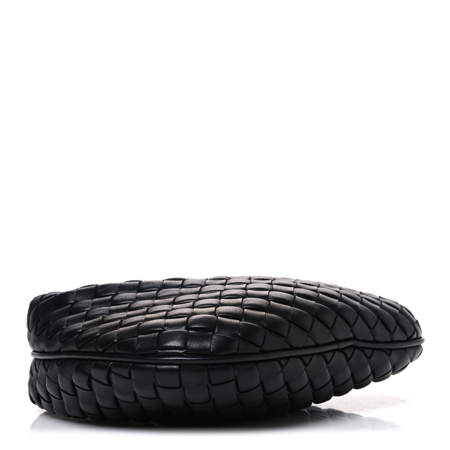 Nappa Intrecciato Baby Veneta Hobo Black