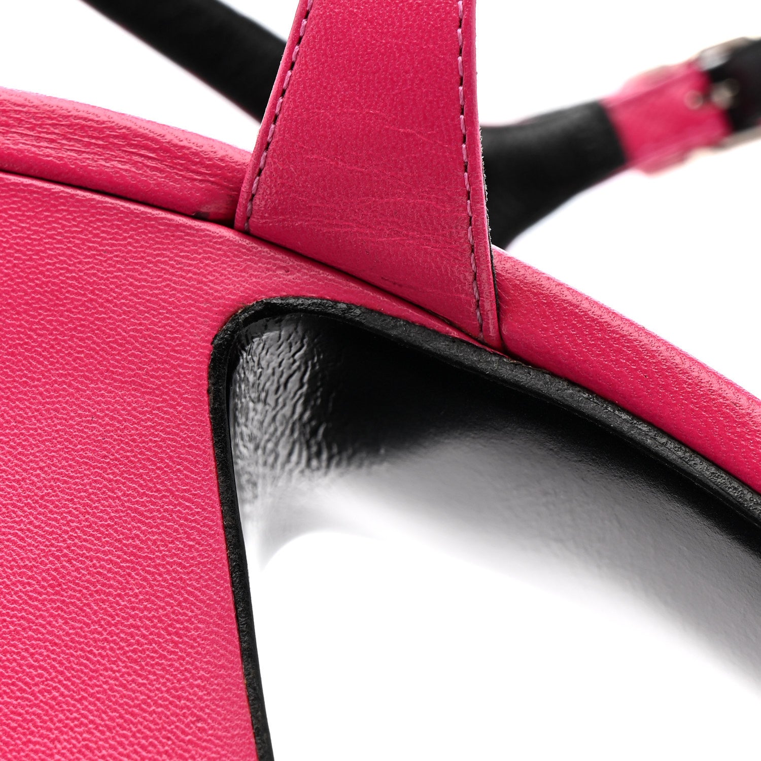 Saint Laurent Goatskin Candy 80 Platform Sandals 39.5 Bubblegum 11 of 14