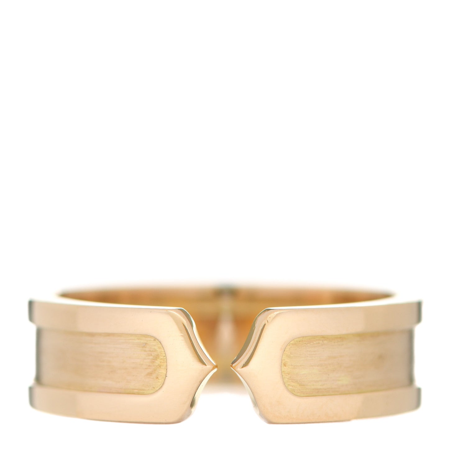 18K Yellow Gold 6.5mm C De Cartier Ring 61 9.5