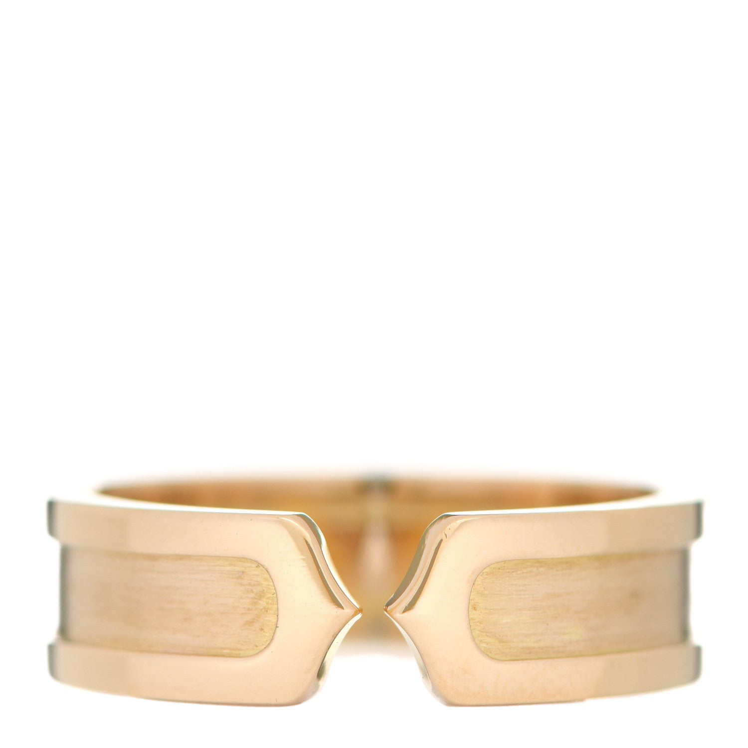 Cartier 18K Yellow Gold 6.5mm C De Cartier Ring 61 9.5 1 of 6