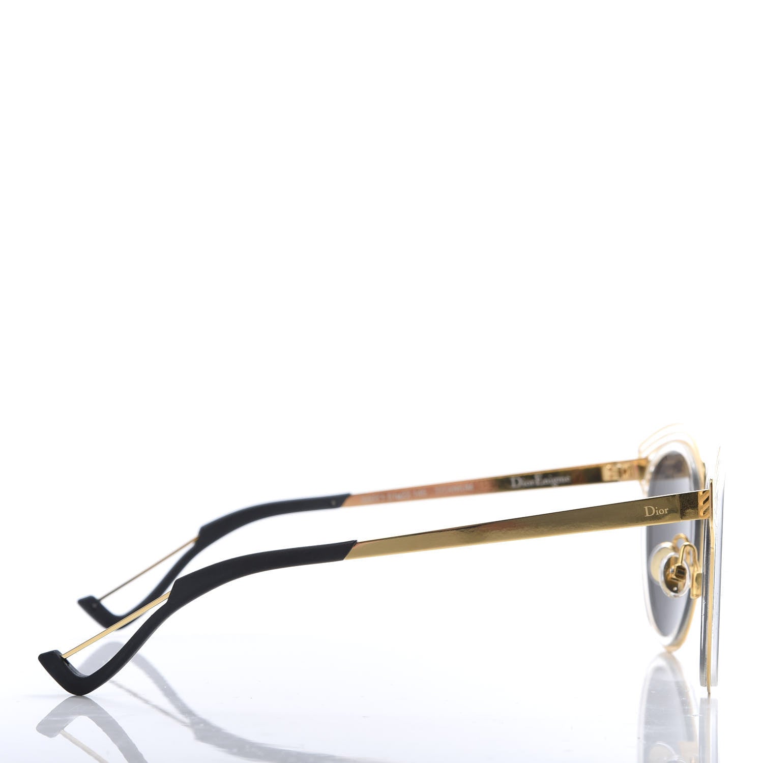 Christian Dior Acetate Enigme Sunglasses Gold 3 of 7