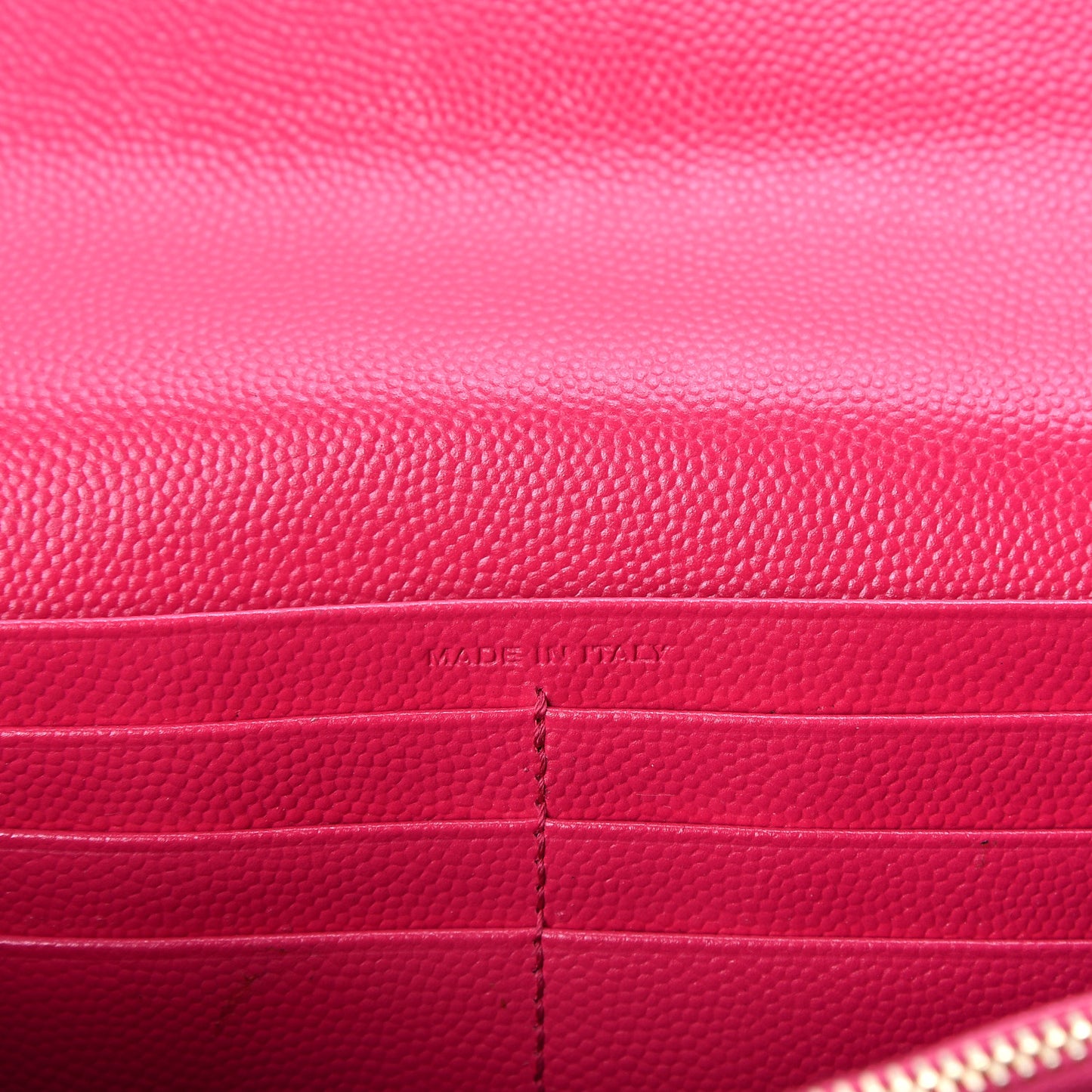 Grain De Poudre Classic Monogram Cassandre Wallet Fuchsia