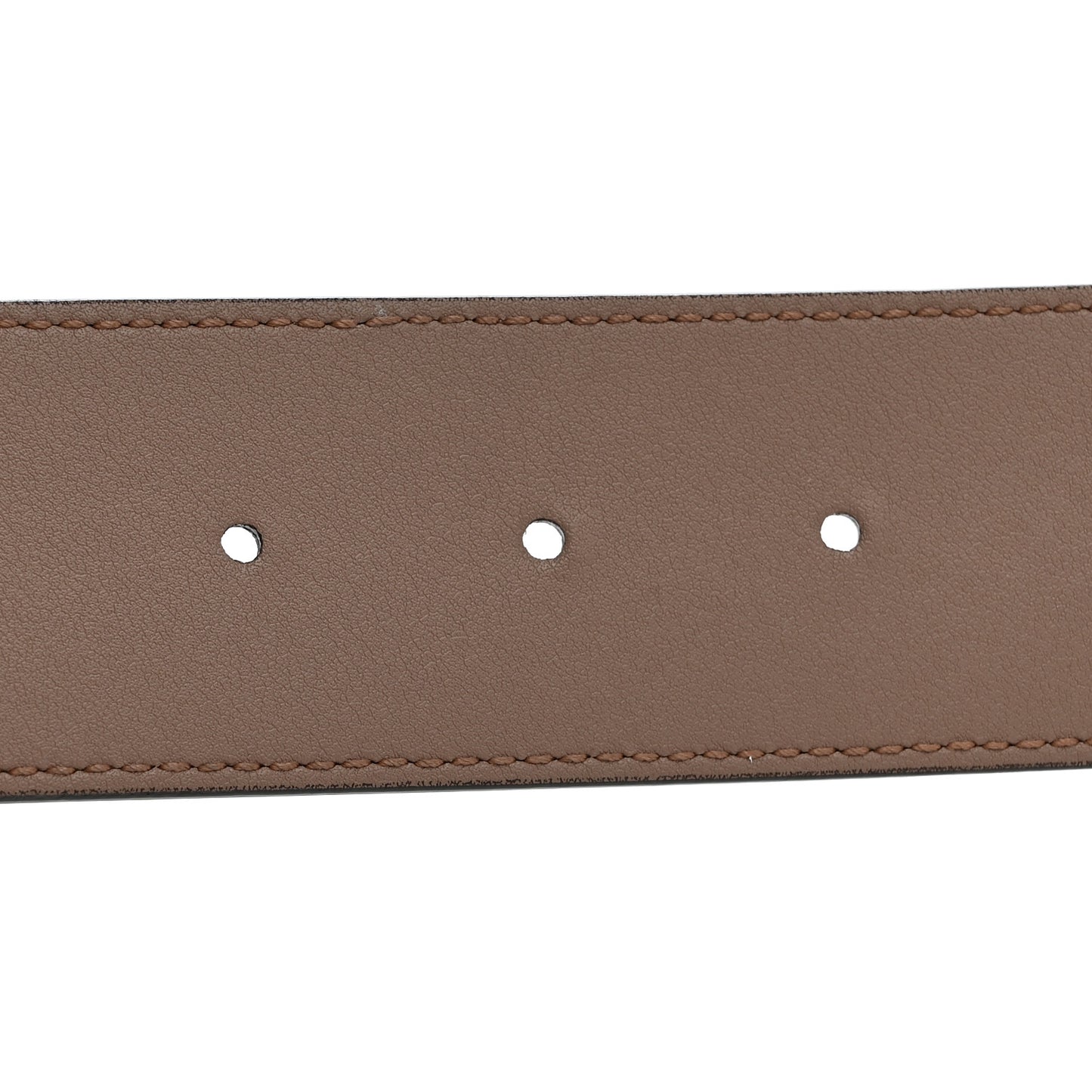 GG Supreme Monogram Matte Plutone Calfskin Double G 40mm Belt 90 36 Beige Ebony Porcelain Rose
