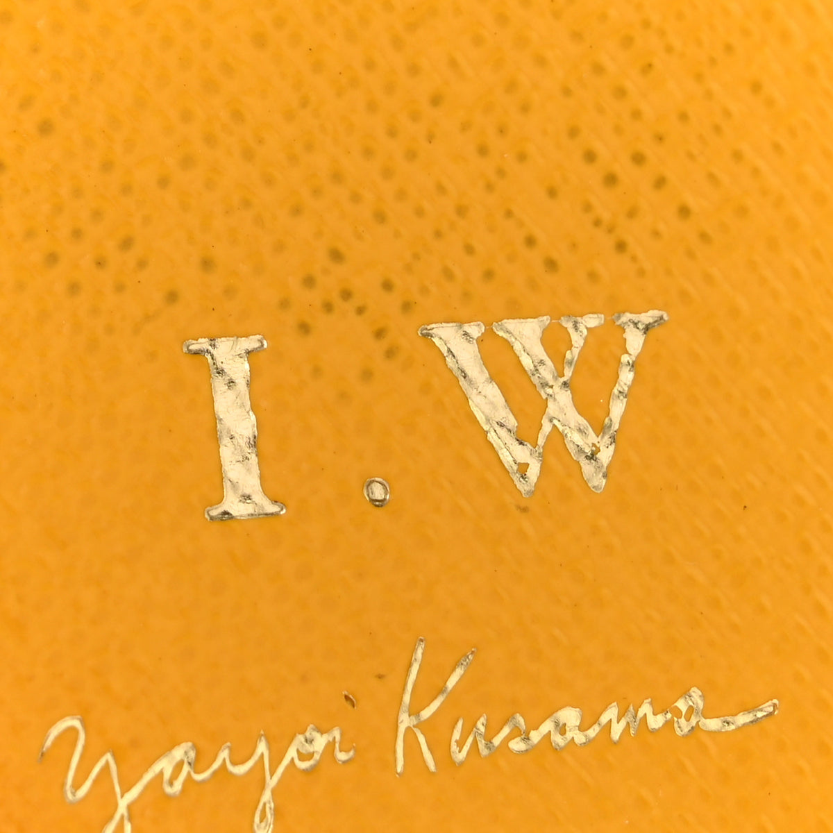 Louis Vuitton Monogram Kusama Town Key Ring Yellow 4 of 5