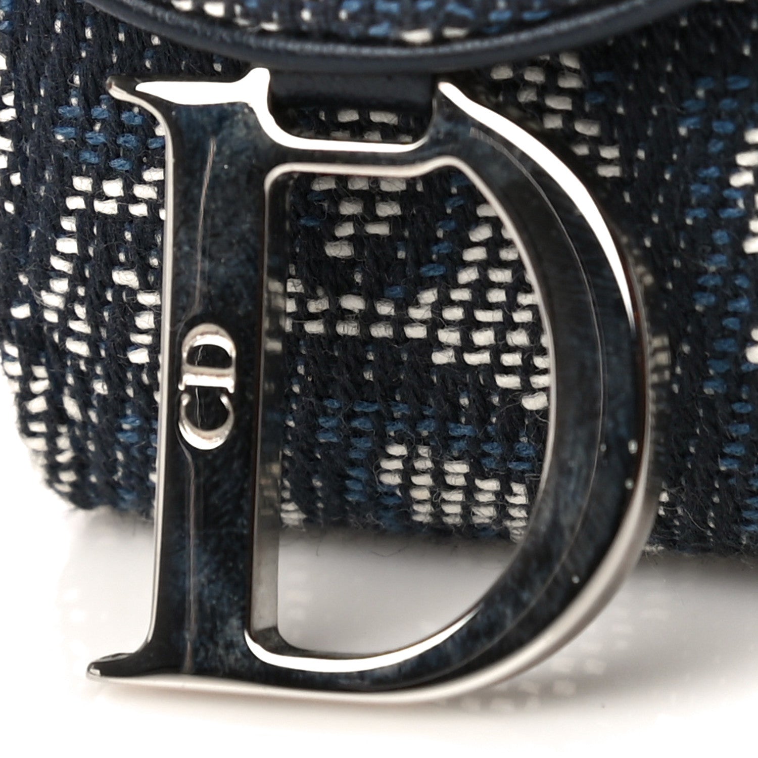 Christian Dior Monogram Saddle Wallet Navy 13 of 13