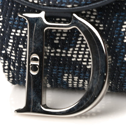 Christian Dior Monogram Saddle Wallet Navy 13 of 13