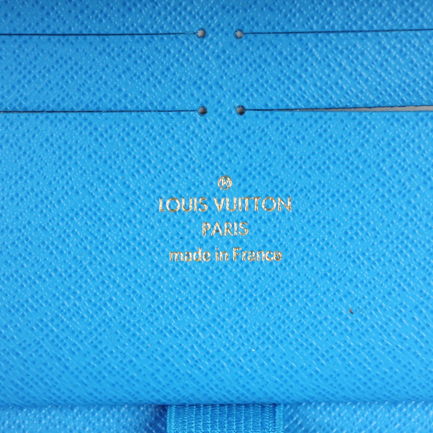 Monogram My LV Heritage Zippy Organizer Wallet Ivory Blue Clair