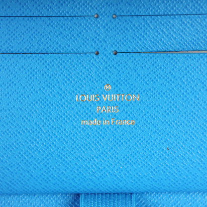 Louis Vuitton Monogram My LV Heritage Zippy Organizer Wallet Ivory Blue Clair 6 of 8