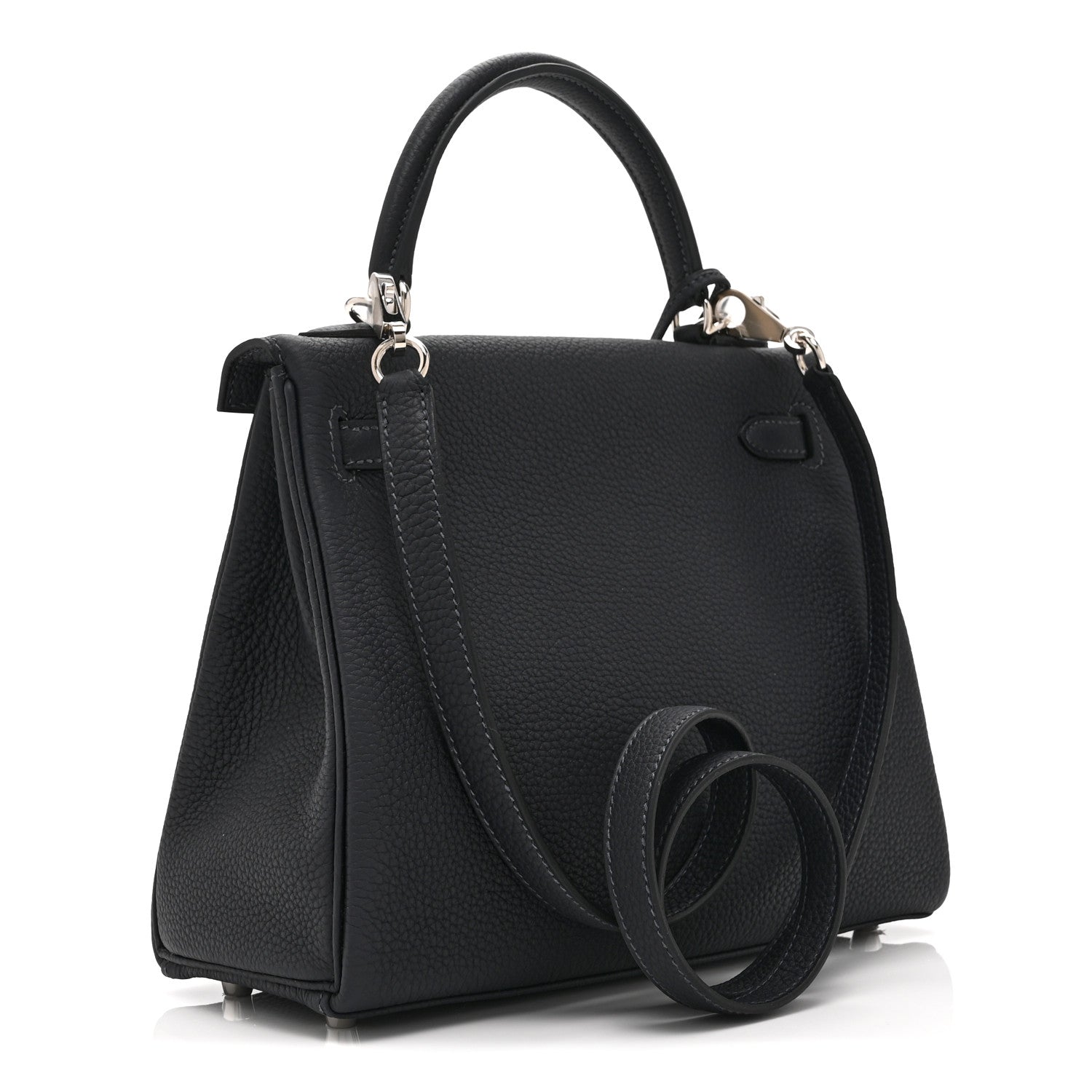 Hermes Togo Kelly Retourne 25 Gris Misty 3 of 11