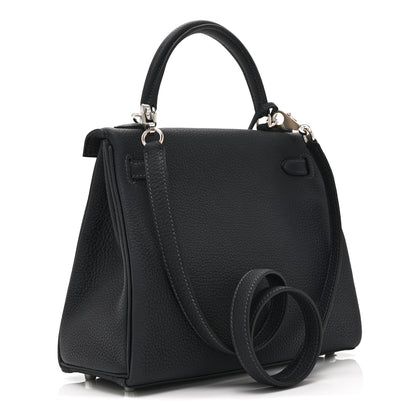 Hermes Togo Kelly Retourne 25 Gris Misty 3 of 11