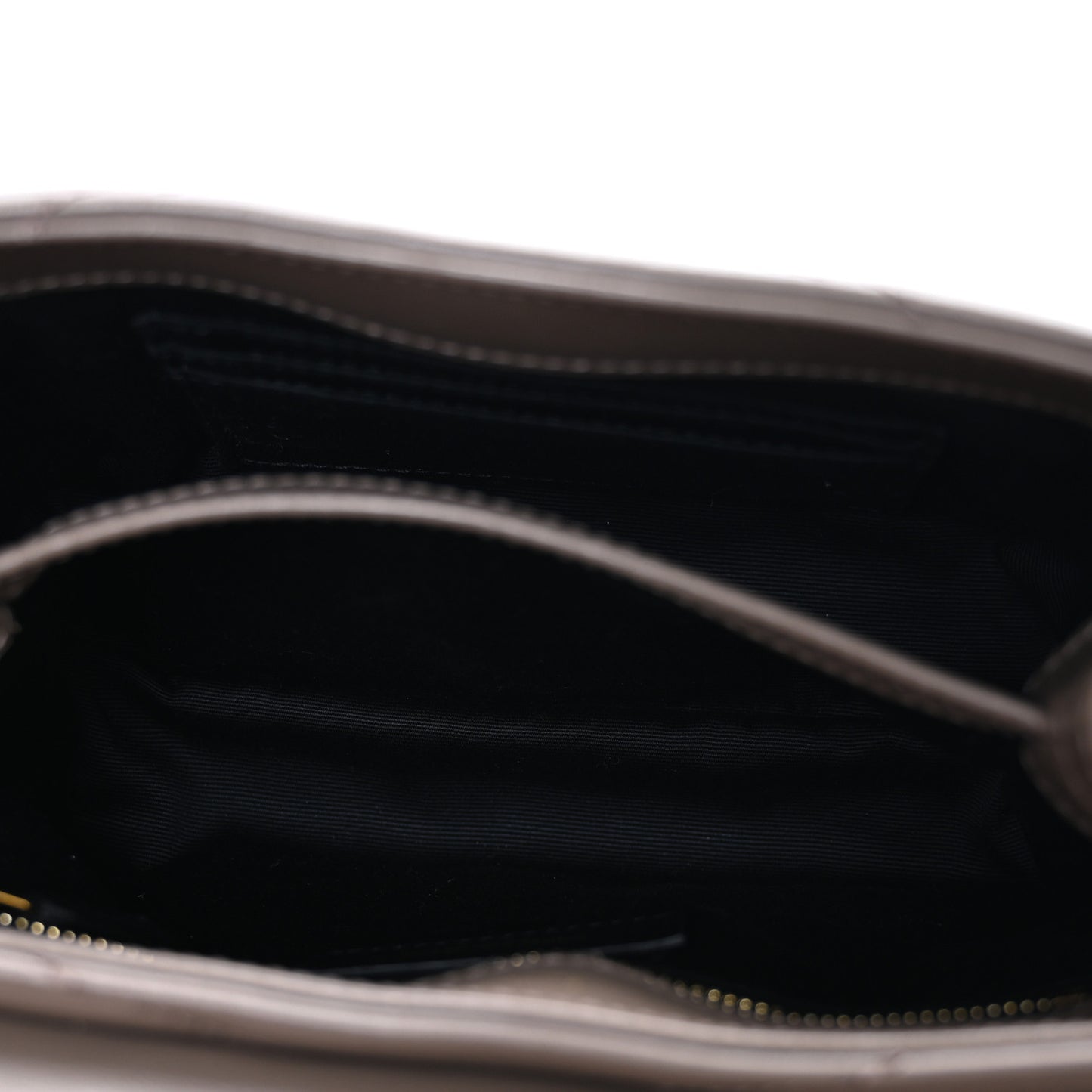 Calfskin Y Quilted Monogram Toy Loulou Crossbody Bag Taupe