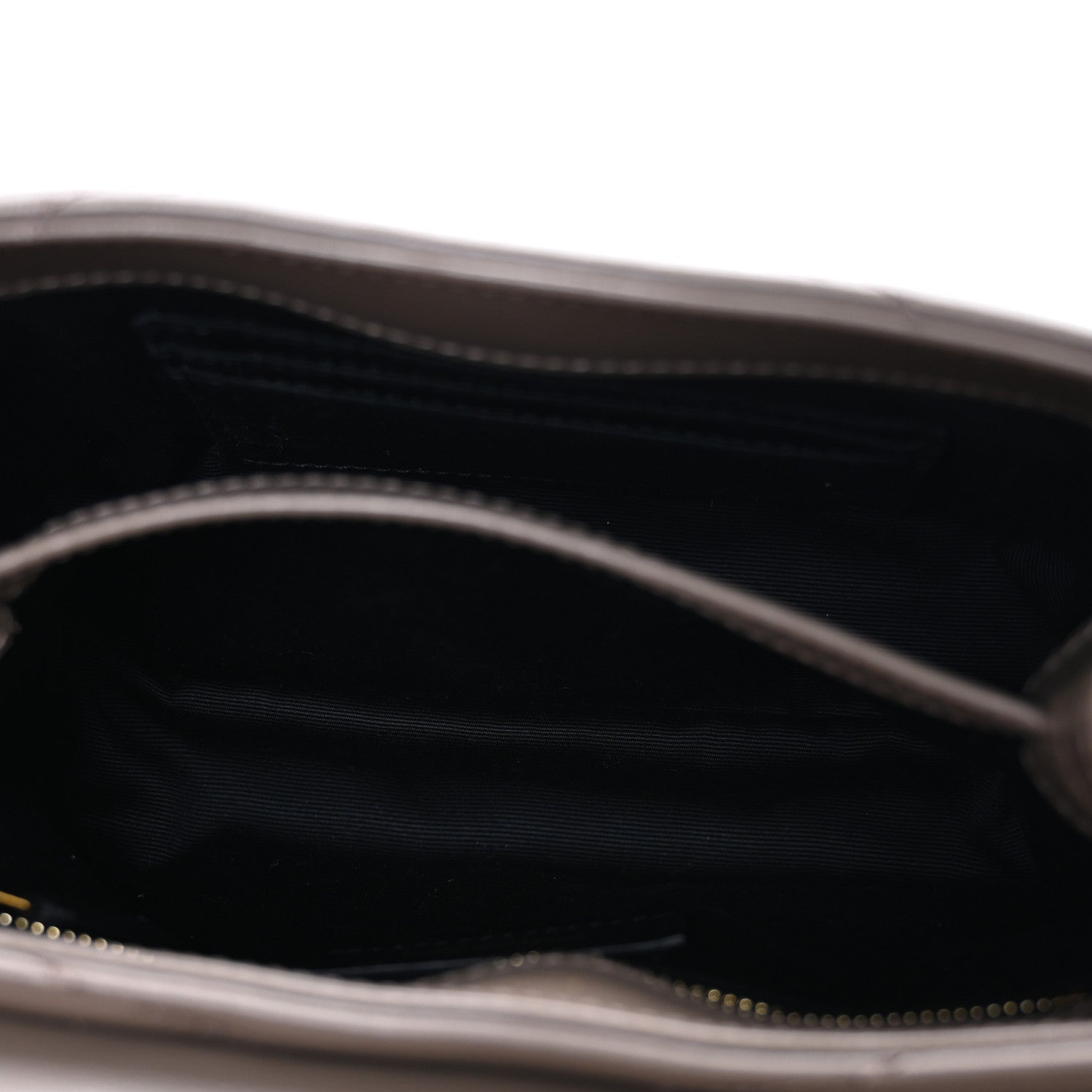 Saint Laurent Calfskin Y Quilted Monogram Toy Loulou Crossbody Bag Taupe 6 of 12