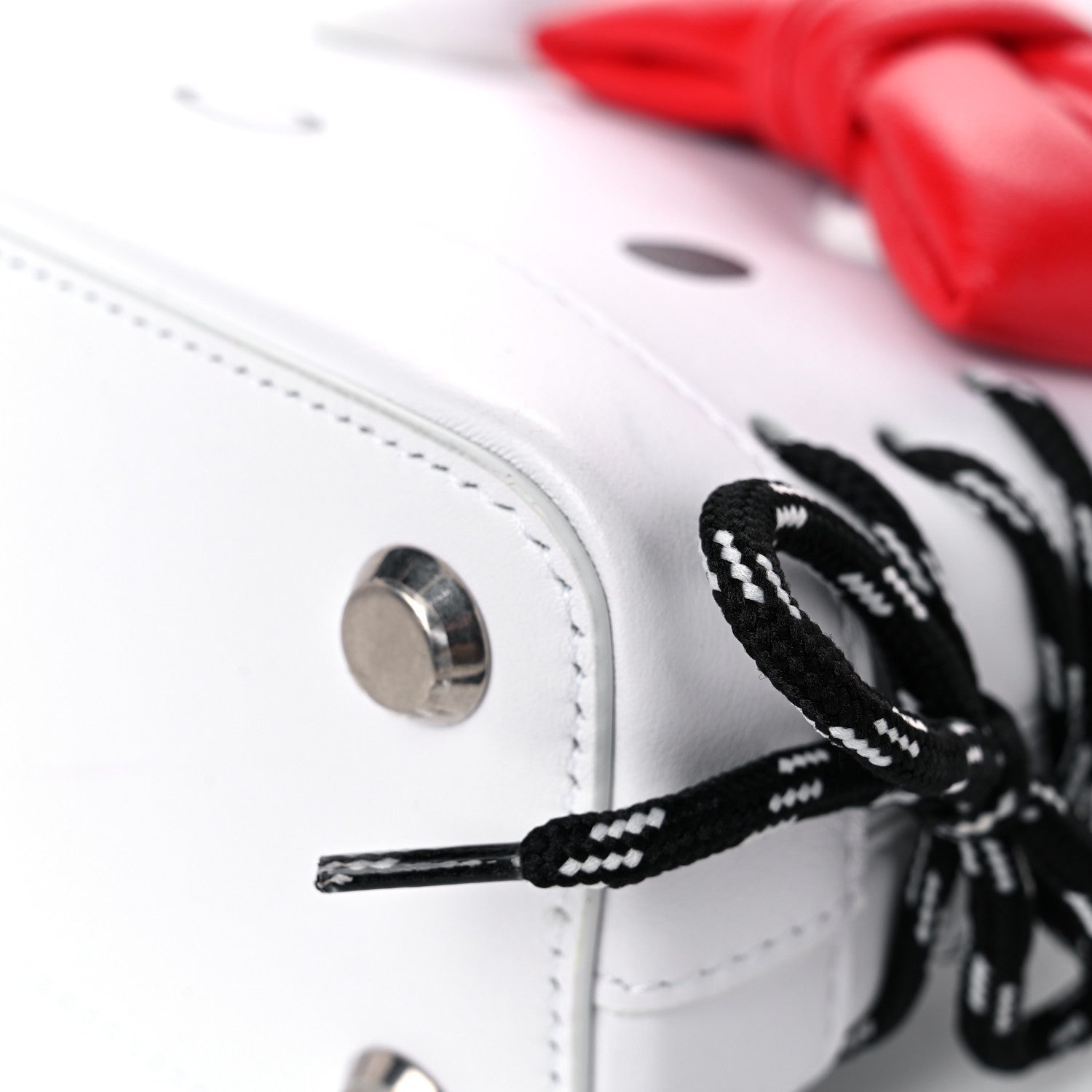 Balenciaga Calfskin Hello Kitty XXS Ville Top Handle Bag White 9 of 17