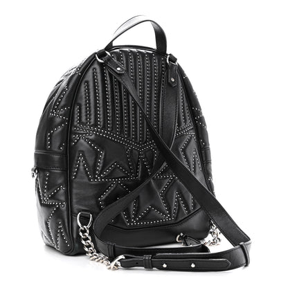 Jimmy Choo Nappa Star Quilted Studded Helia Backpack Black 2 of 11