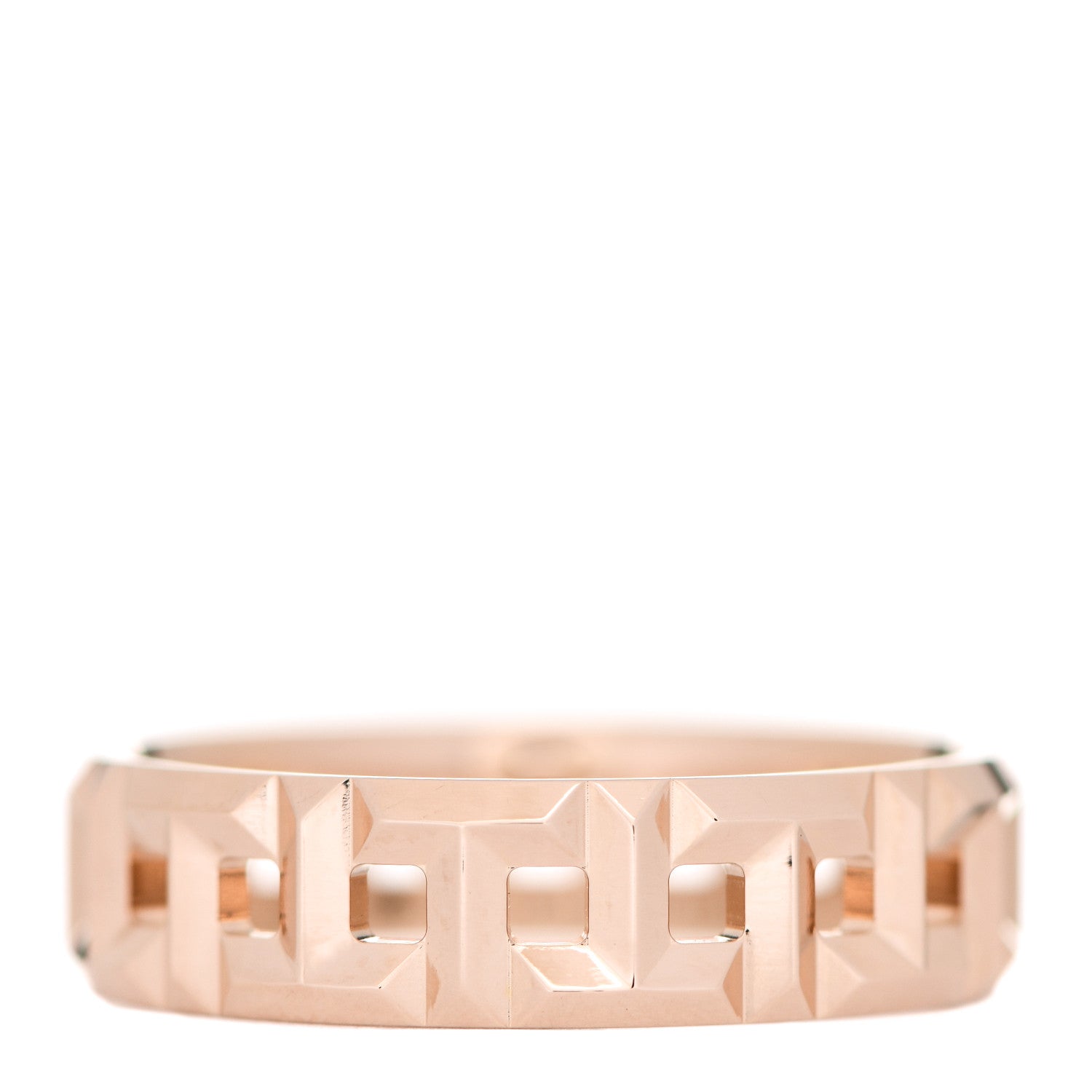 Tiffany 18K Rose Gold Wide T True Ring 59 8.75 1 of 5