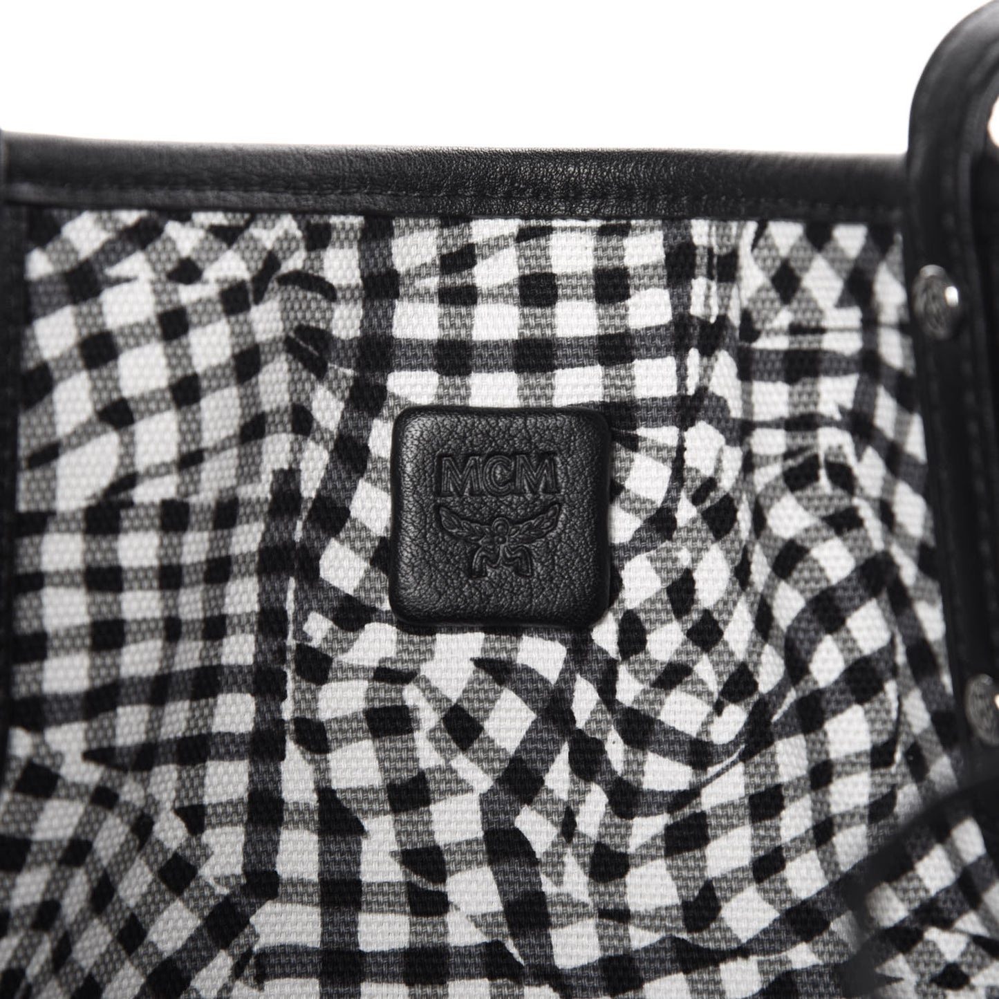 Visetos Medium Reversible Shopper Tote Black