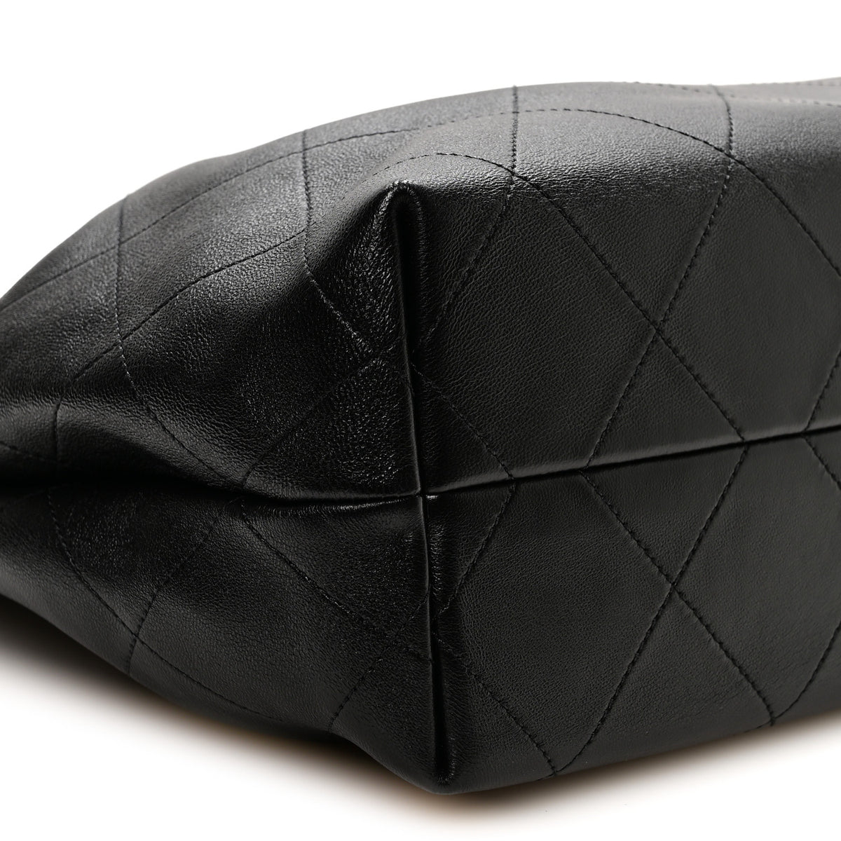 Chanel Calfskin Quilted Maxi Hobo Black 9 of 10