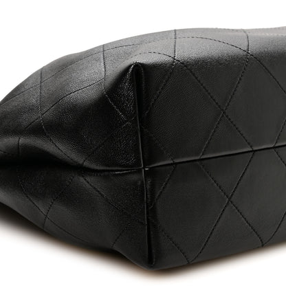 Chanel Calfskin Quilted Maxi Hobo Black 9 of 10