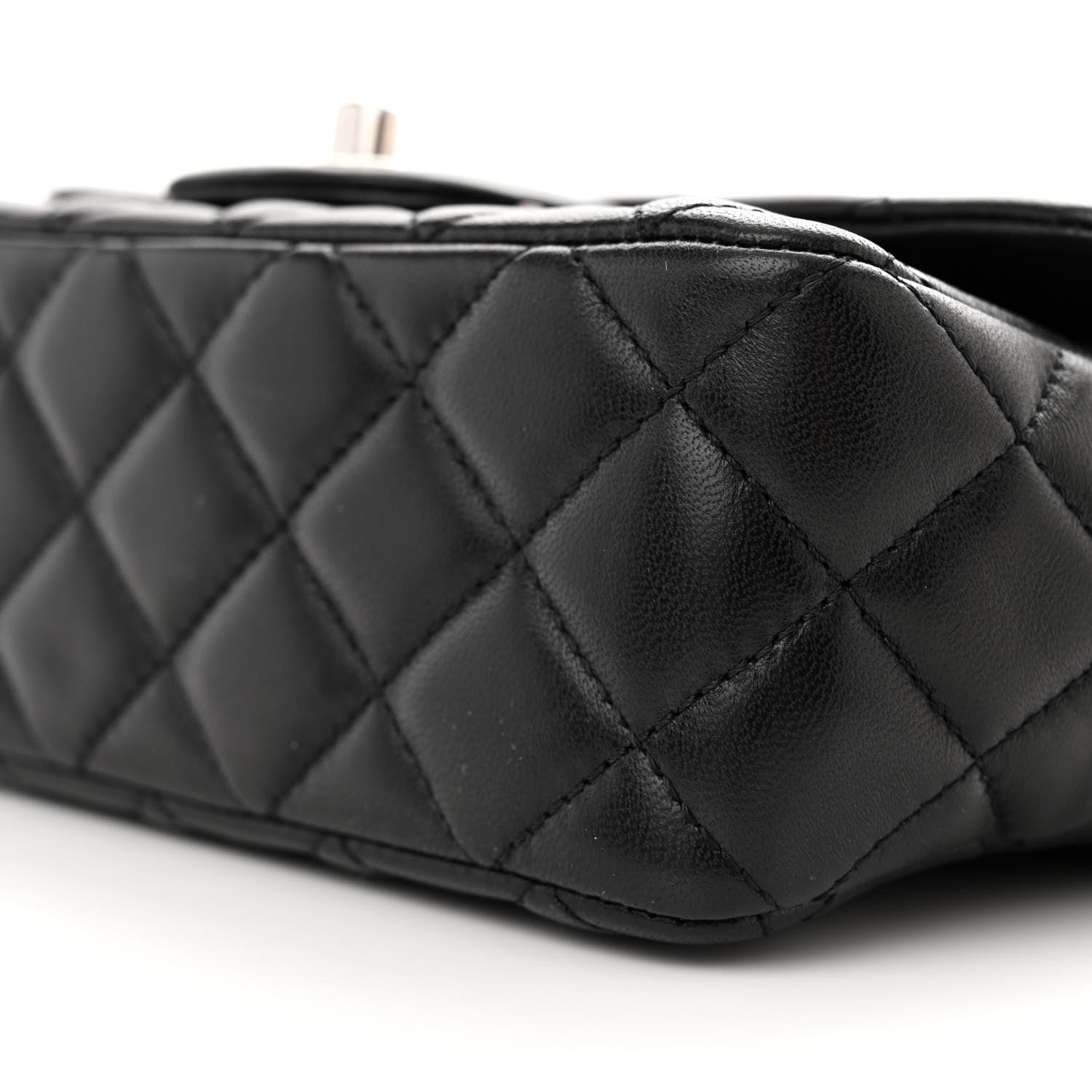 Chanel Lambskin Quilted Embellished Mini Ladybug Rectangular Flap Black 10 of 11