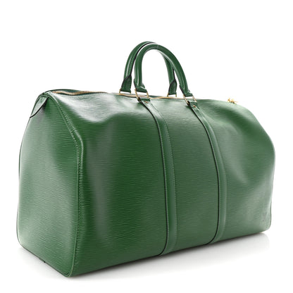 Louis Vuitton Epi Keepall 50 Borneo 2 of 9
