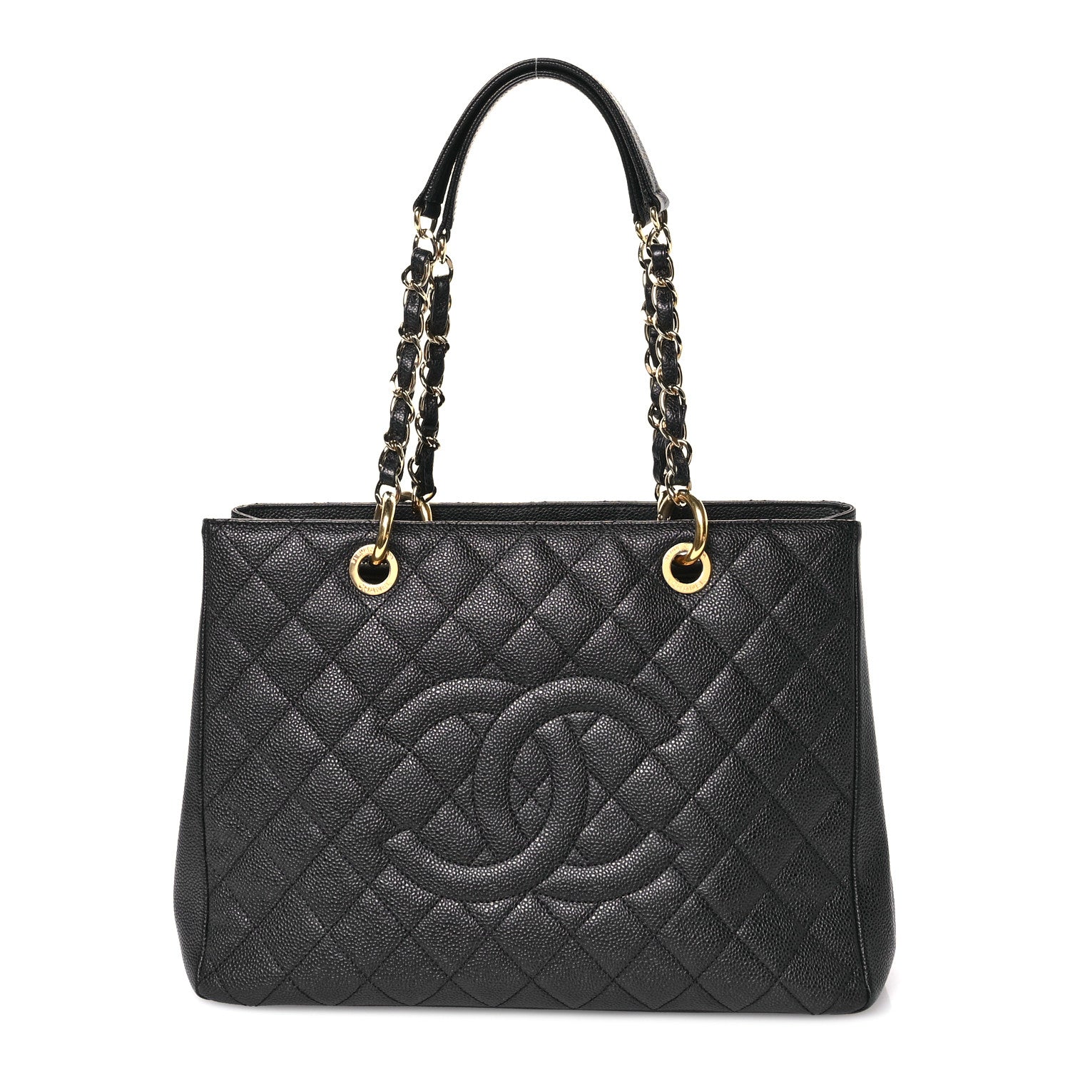 Chanel Caviar Quilted Grand Shopping Tote GST Black 1 of 10