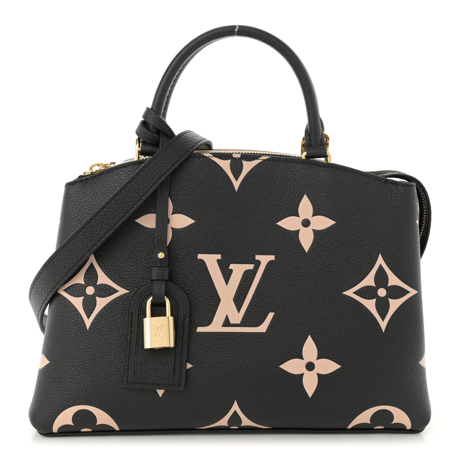 Louis Vuitton Empreinte Monogram Giant Petit Palais Black Beige 1 of 11
