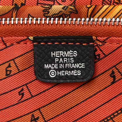 Hermes Epsom Silk'In Wallet Graphite Potiron 6 of 7