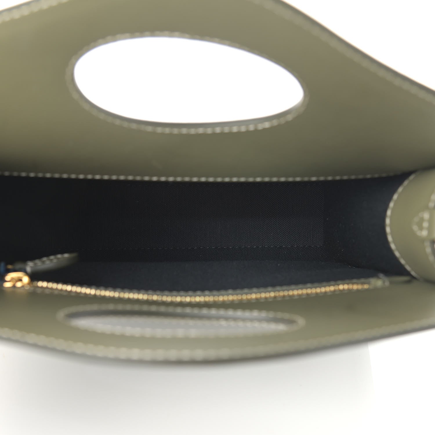 Burberry Canvas Calfskin Horseferry Print Mini Pocket Bag Dark Fern Green 7 of 9