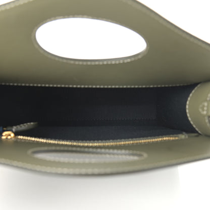 Burberry Canvas Calfskin Horseferry Print Mini Pocket Bag Dark Fern Green 7 of 9